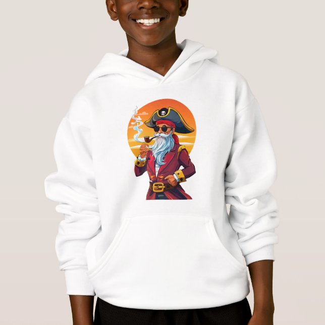 Gammal piratkapten t shirt (Framsida)