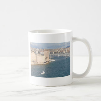 Gammal port av Marseilles Kaffemugg