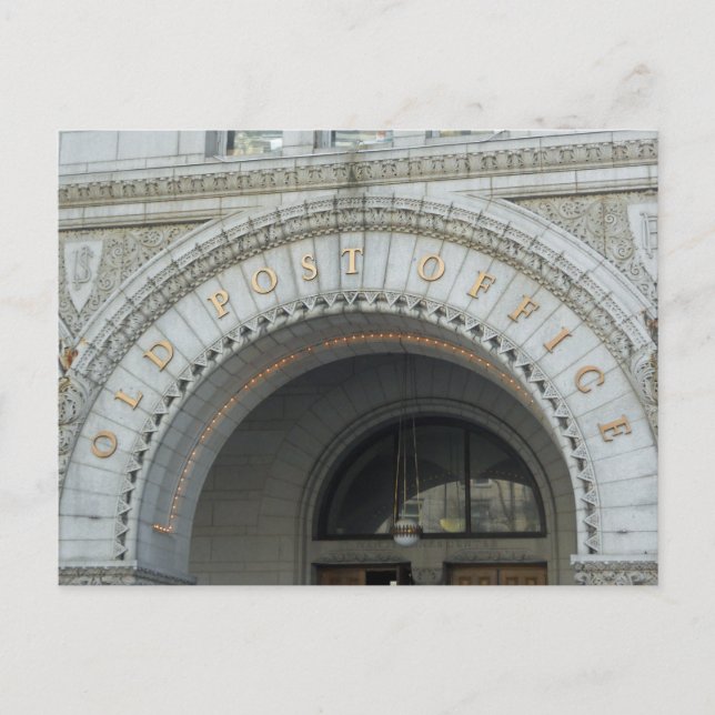 Gammal post Office Pavilion Washington DC Vykort (Framsida)