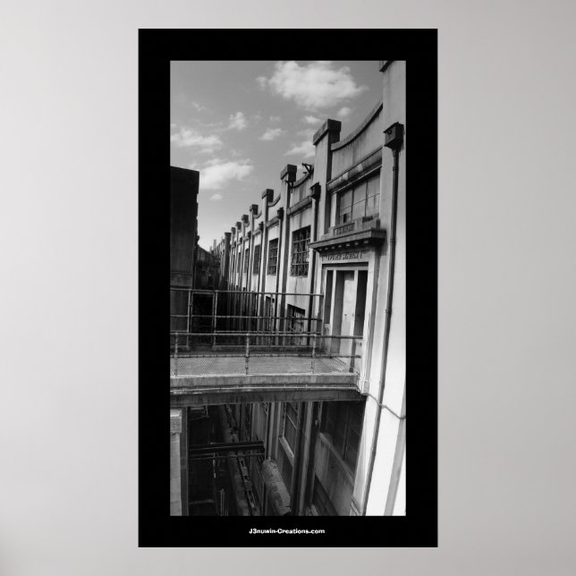 Gammal Powerstation Poster (Framsidan)