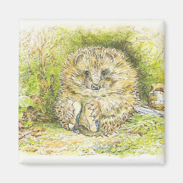 Gammal Prickly Pin (Hedgehog) (av Beatrix-Potterna Magnet