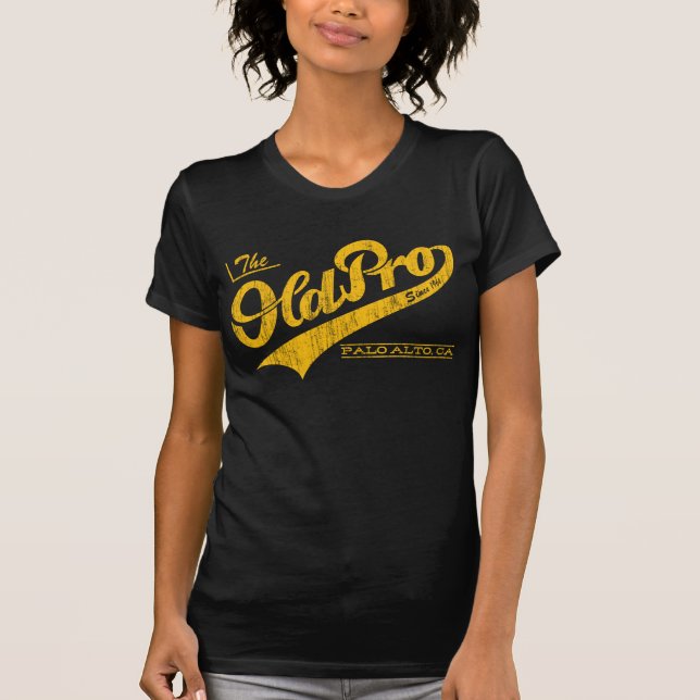 Gammal Pro familj (vintagegoldenrod) Tee Shirt (Framsida)