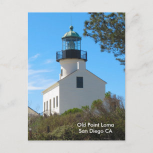 Gammal punkt Loma Lighthouse Vykort