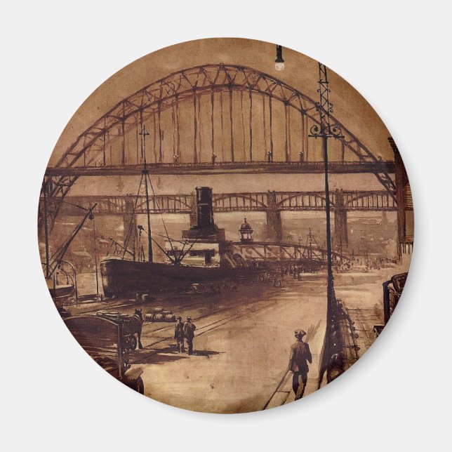 Gammal Quayside Magnet (Framsidan)