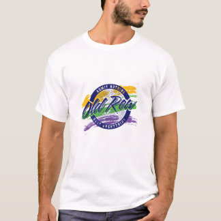 Gammal rad Mardi Gras Circle T Shirt