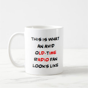 gammal radio, fläkt, vid liv kaffemugg