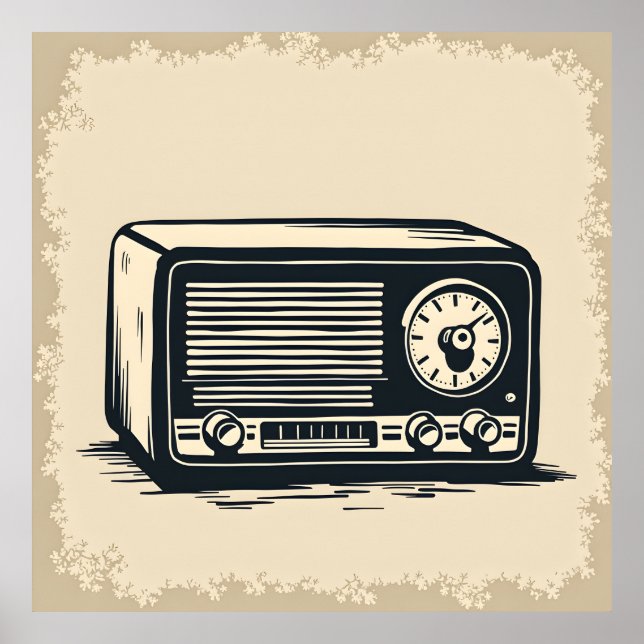 Gammal radiokanal poster (Framsidan)