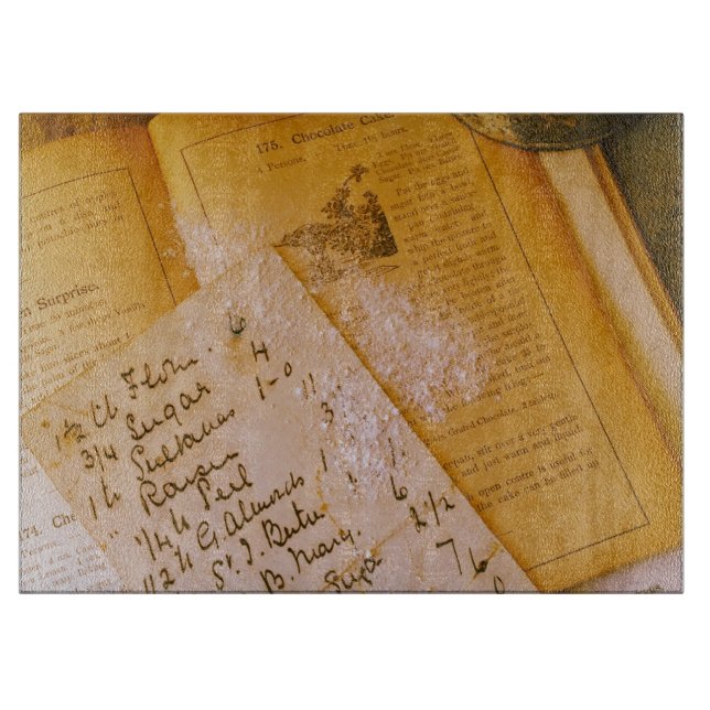 Gammal receptskärbräda (Framsidan)