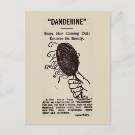 Gammal reklam: Danderine Vykort