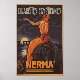 gammal reklamsamling, vintage, rökning poster