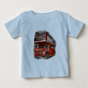 Gammal röd Londonbuss Tee