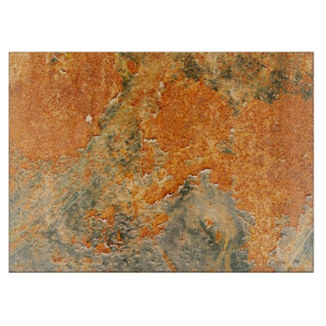 Gammal rostad anfrätt järnmetall (Framsidan)