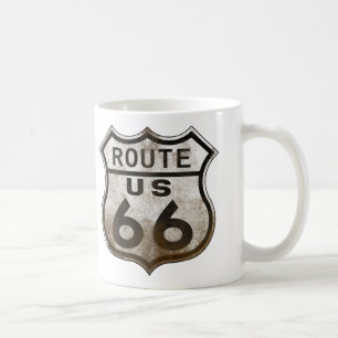 Gammal rutt 66 kaffemugg