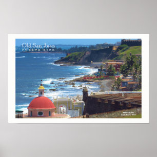 Gammal San Juan av havet II Poster