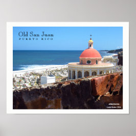 Gammal San Juan by Sea Poster