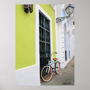 Gammal San Juan cykel Poster