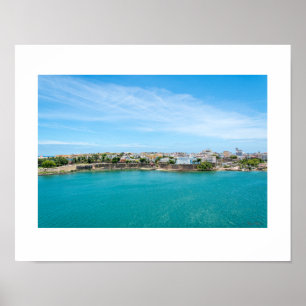Gammal San Juan Puerto Rico-fotoutskrift/ Poster