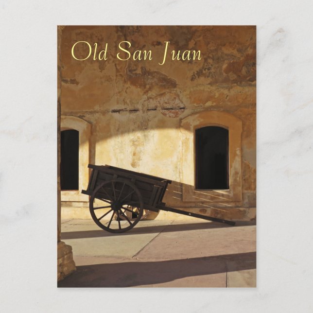 Gammal San Juan, Puerto Rico Souvenir-vykort Vykort (Framsida)