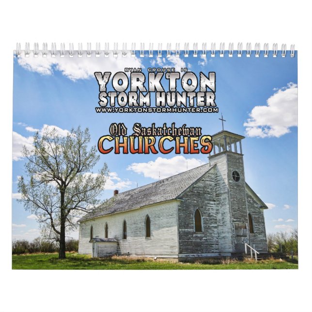Gammal Saskatchewan Churches-kalender Kalender (Omslag)