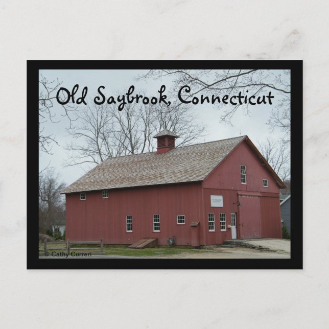 Gammal Saybrook, vykort för anslutning (Framsida)