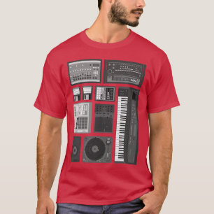 Gammal School Hip Hop Rap Musik Beat Maker vän T Shirt