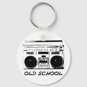 Gammal-School-zazzle Nyckelring