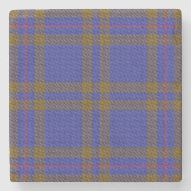 Gammal Scots krogklanElliot Elliott Tartan Underlägg Sten (Framsidan)
