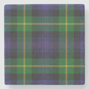Gammal Scots krogklanFarquharson Tartan Stenunderlägg