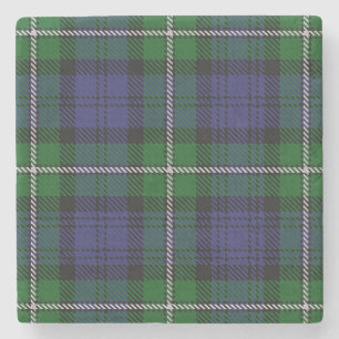 Gammal Scots krogklanForbes Tartan Underlägg Sten
