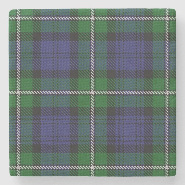 Gammal Scots krogklanForbes Tartan Underlägg Sten (Framsidan)