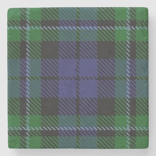 Gammal Scots krogklanMacCallum Tartan Underlägg Sten (Framsidan)