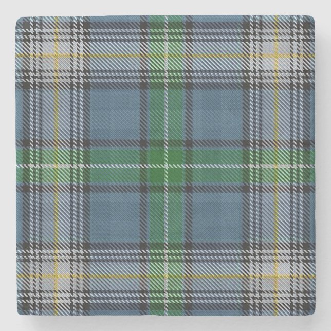 Gammal Scots krogklanMacDowall McDowell Tartan Underlägg Sten (Framsidan)