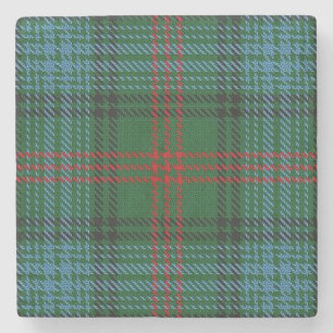 Gammal Scots Tartan för krogklanRoss jakt Stenunderlägg