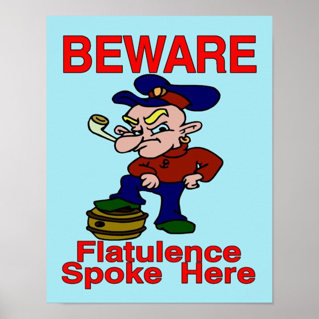 Gammal segelor - komik poster (Framsidan)