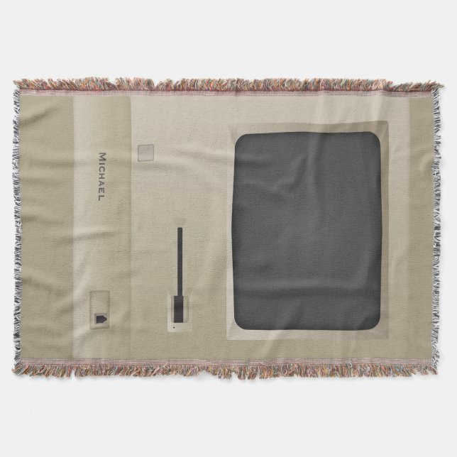 Gammal Shool Retro PC-dator Filt (Framsidan)