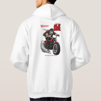 Gammal själs motorcyklist - Vintage Biker Streetwe Hoodie