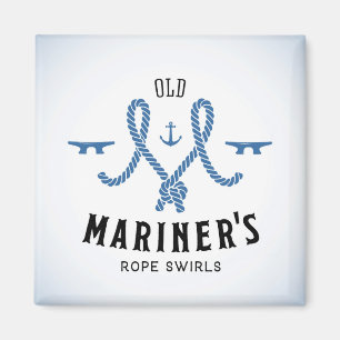 Gammal sjömanaffisch magnet