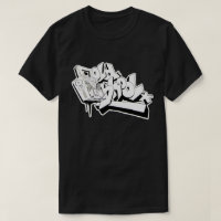 GAMMAL SKJORTA FÖR SKOOL-HIP HOPGRAFITTI T