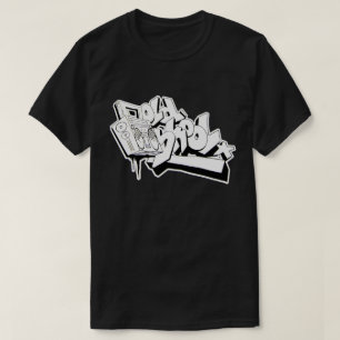 GAMMAL SKJORTA FÖR SKOOL-HIP HOPGRAFITTI T T-SHIRT
