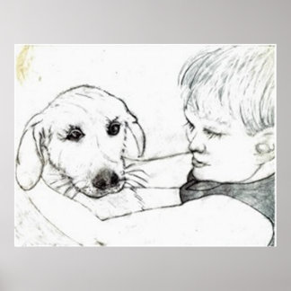 Gammal sköldpaddsskiss-dekan poster