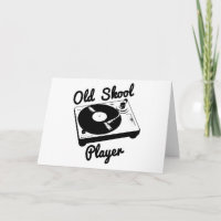 Gammal Skool Player Vinyl Record Turnable DJ