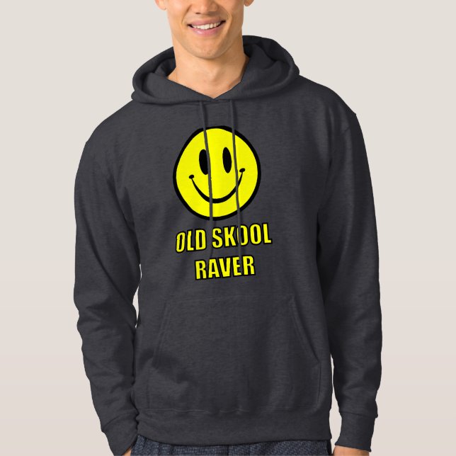 Gammal Skool Raver Hoodie (Framsida)
