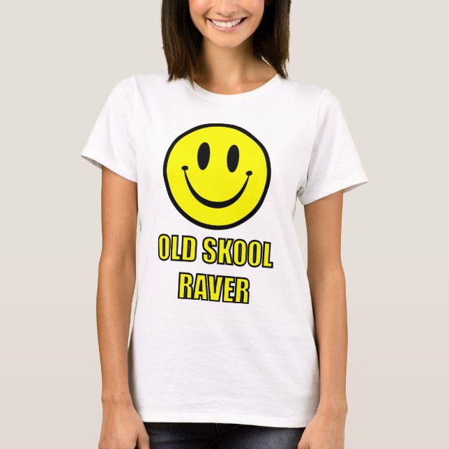 Gammal Skool Raver T-shirt (Framsida)