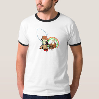 Gammal skoolöversvallande beröm. tee shirt