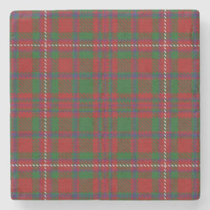 Gammal skotsk krog Clan MacKinnon Tartan Stenunderlägg