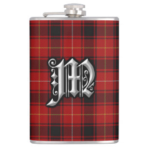 Gammal Skottland för klanMacIver MacIvor Tartan Fickplunta
