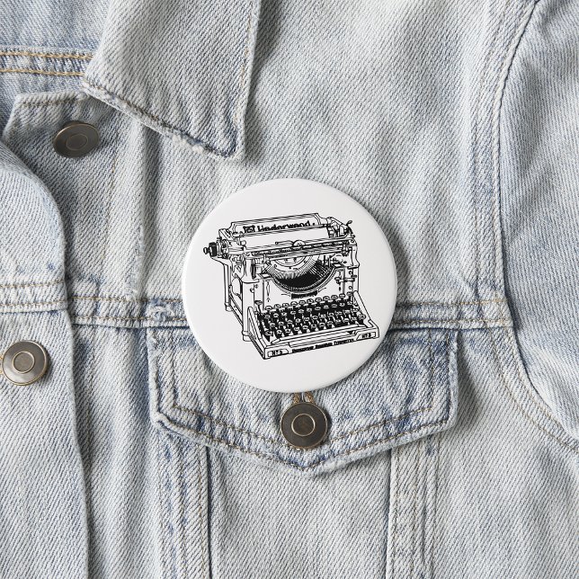 Gammal skrivmaskin-knapp knapp (Skapare uppladdad)