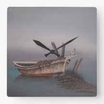 Gammal skymbock av trä