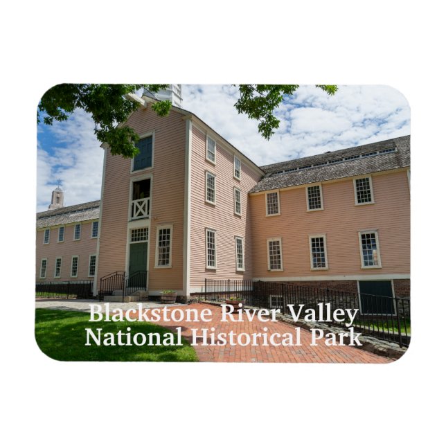 Gammal Slater Mill Magnet (Horisontell)