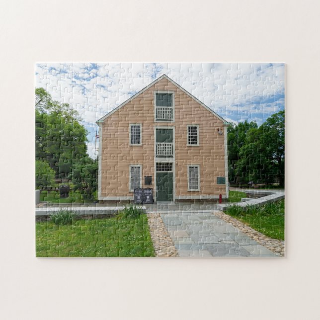 Gammal Slater Mill Pussel (Horisontell)